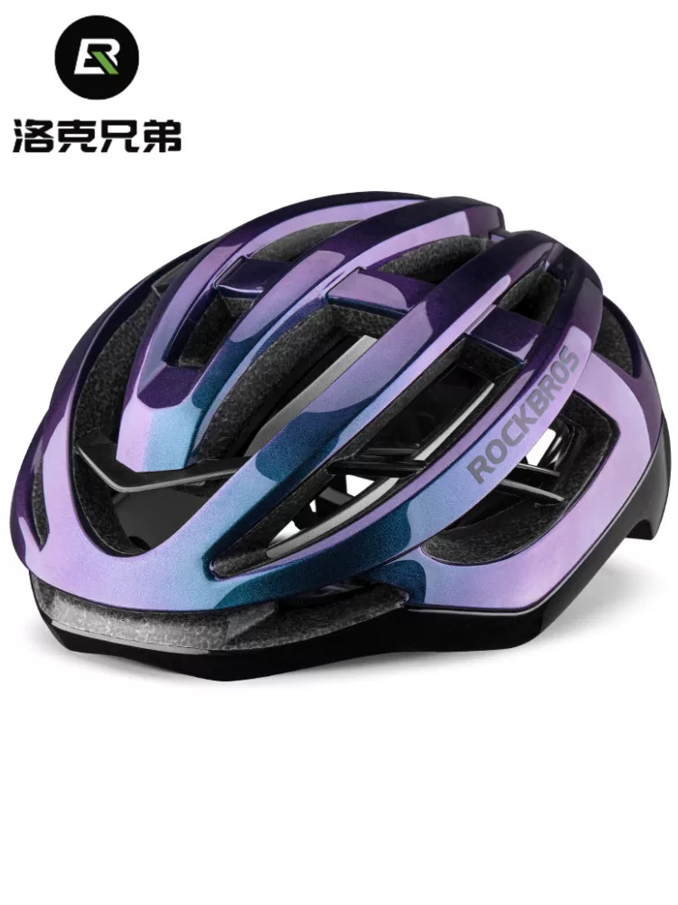 Mũ bảo hiểm đi xe đạp Rock Brothers dành cho nam, xe đạp leo núi, xe đạp đường trường, mũ bảo hiểm một mảnh dành cho nữ có viền
