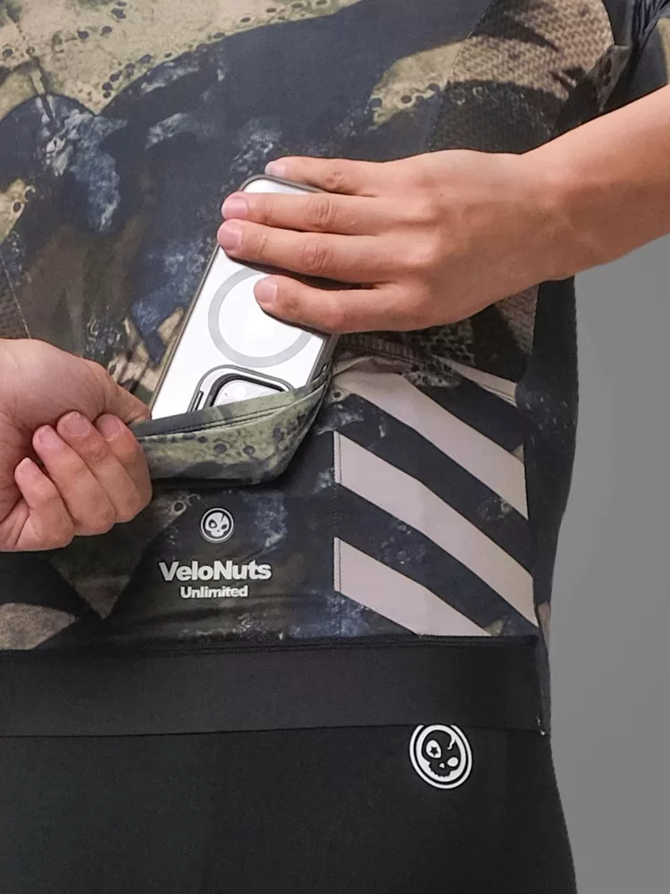 VNS Little Skull Áo đi xe đạp ngắn tay mùa hè chống nắng thoáng khí Áo xe đạp đường núi dành cho nam 'Đá xanh'