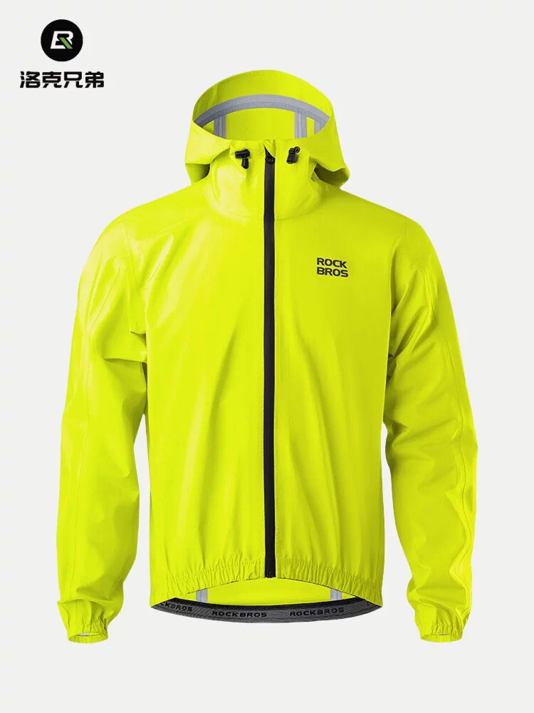 Áo khoác chống mưa nặng Rock Brothers, quần áo chống gió và chống thấm nước, áo khoác đi xe đạp đường núi đi xe đạp ngoài trời dành cho nam và nữ