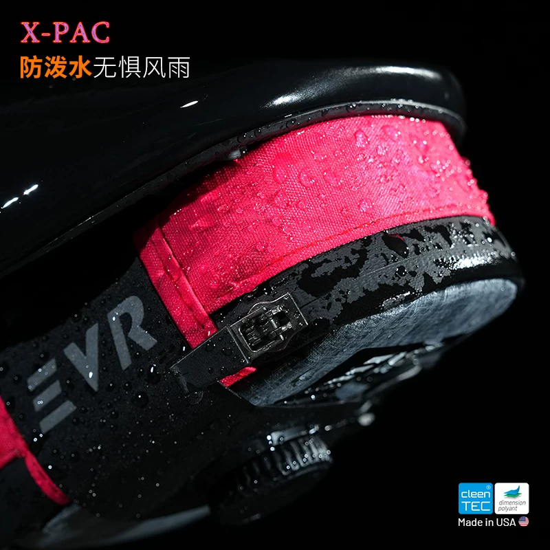 Túi yên xe đạp EVR khóa núm, túi yên sau chống thấm nước, thiết bị đạp xe đường trường X-PAC