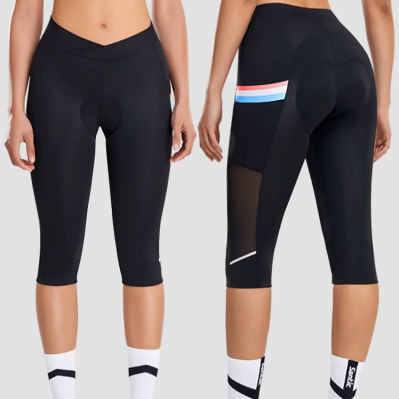 Quần short đi xe đạp mới của Santic 2022 dành cho nữ, quần short đi xe đạp thoáng khí chuyên nghiệp mùa hè