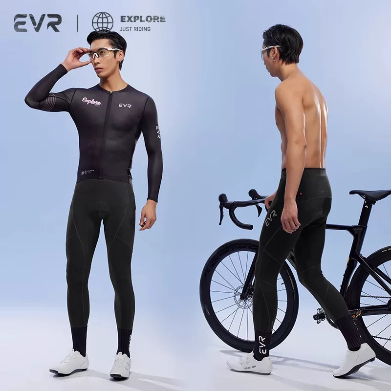 EVR-Double Arrow Quần đi xe đạp Xuân Thu Mới Nam Đàn hồi cao Thoáng khí Xe đạp leo núi Quần dài đi xe đạp phản quang KHÁM PHÁ