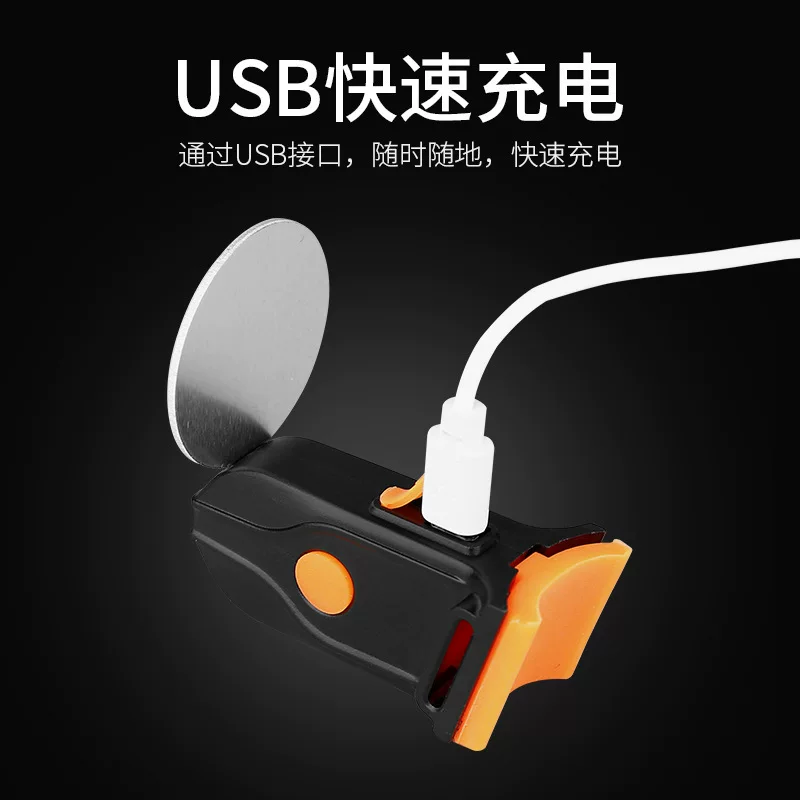 Xe đạp đường bộ đi đêm đèn đuôi phụ kiện thiết bị xe đạp leo núi đi xe đạp dễ thương trang trí đèn cảnh báo có thể sạc lại