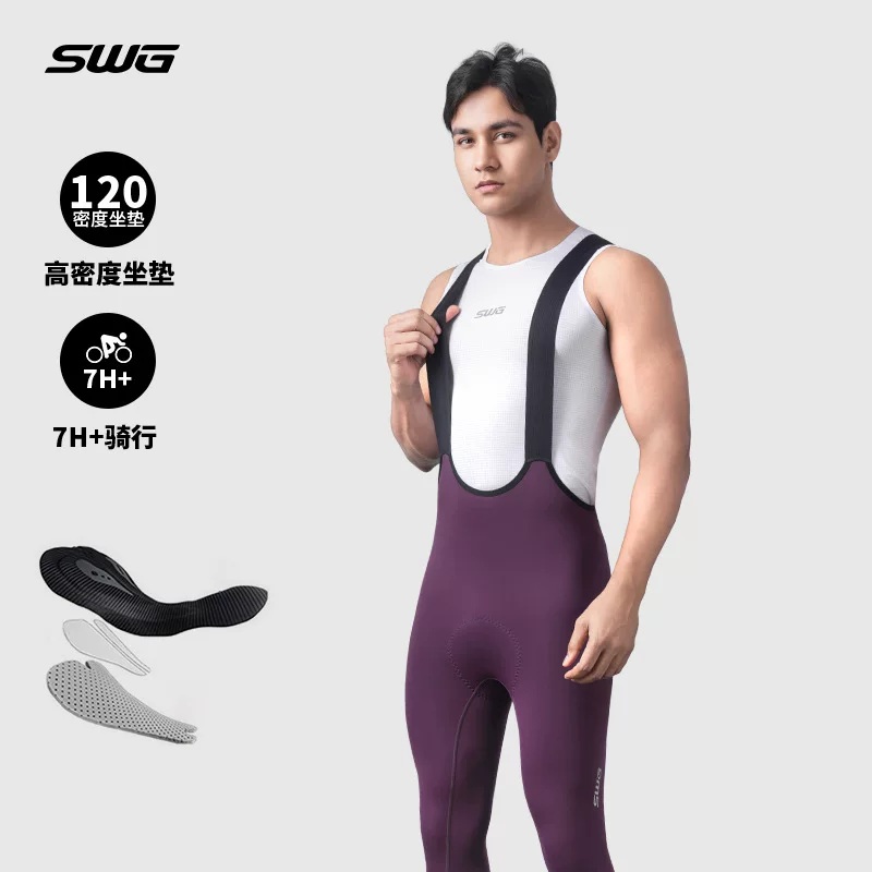 Quần đạp xe giữ ấm mùa thu đông nam SWG Mingsheng, quần dài chuyên nghiệp