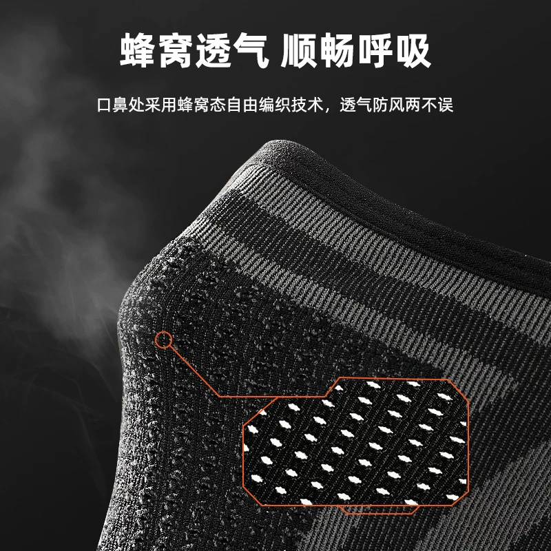 Khăn quàng cổ chống gió mùa đông cho nam, bảo vệ cổ ấm khi đi xe đạp, khẩu trang, khăn che tai khi đi xe máy