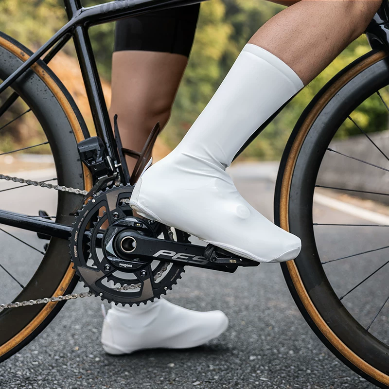 Bao giày đi xe đạp bằng silicon chống thấm nước mới của Santic, bao giày xe đạp đường trường, thiết bị đi xe đạp
