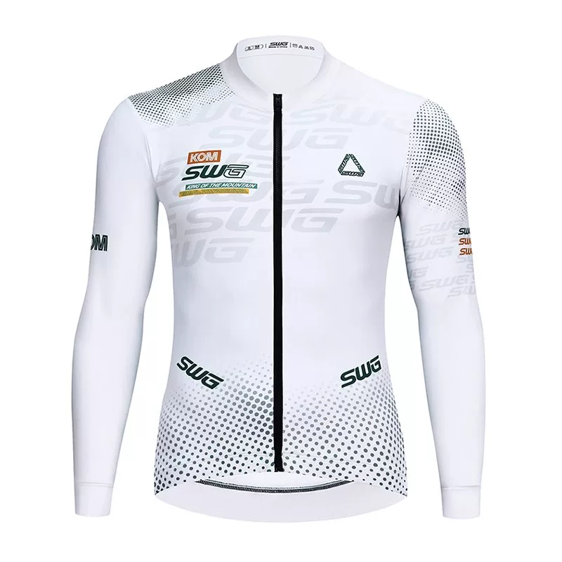 SWG Mingsheng mùa thu đông quần áo đi xe đạp bằng lông cừu nam ấm áp chống gió xe đạp đường bộ áo và quần đi xe đạp