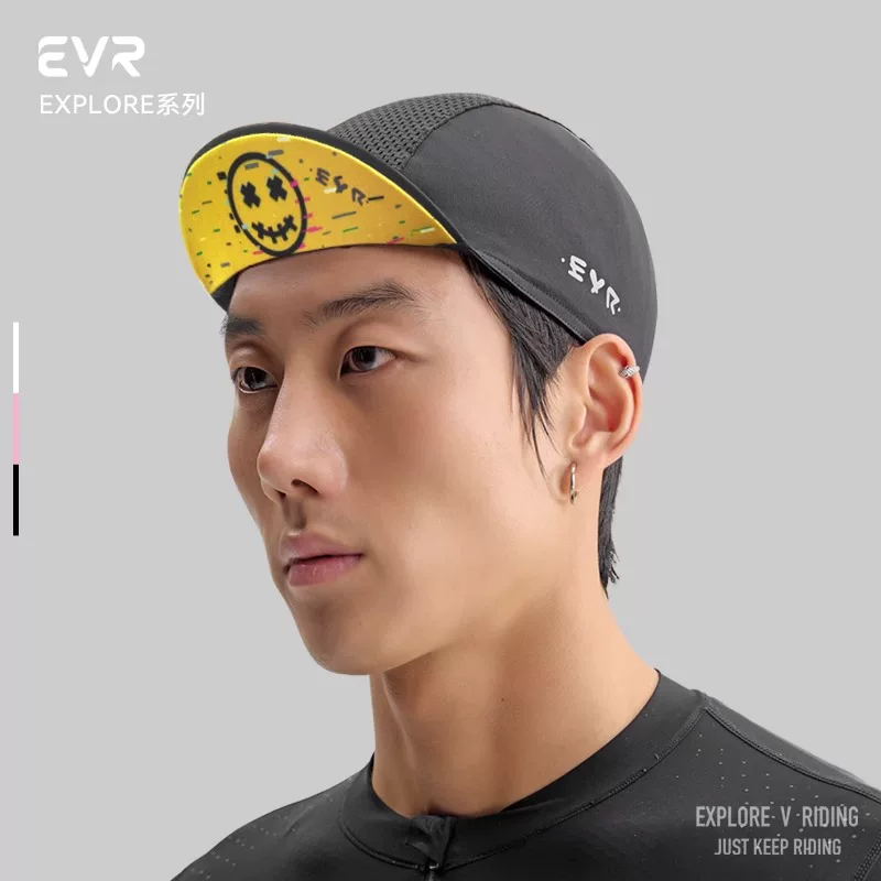 Mũ đi xe đạp EVR, chống gió, kháng khuẩn, thấm mồ hôi, thoáng khí, nhanh khô, mũ lót mũ bảo hiểm đi xe đạp dành cho xe đạp đường trường