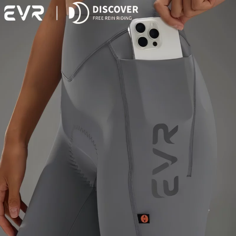 Quần đi xe đạp EVR dành cho nữ, cạp cao, áo khoác ngoài đi xe đạp đường trường, đồ đi xe đạp nhanh khô, quần đi xe đạp thoáng khí, chống sốc