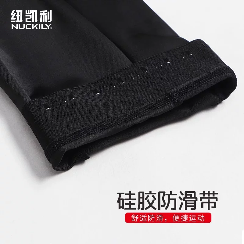 Quần short đi xe đạp nam NUCKILY, quần ba phần tư, quần dài có đệm silicon, đồ dùng mùa hè