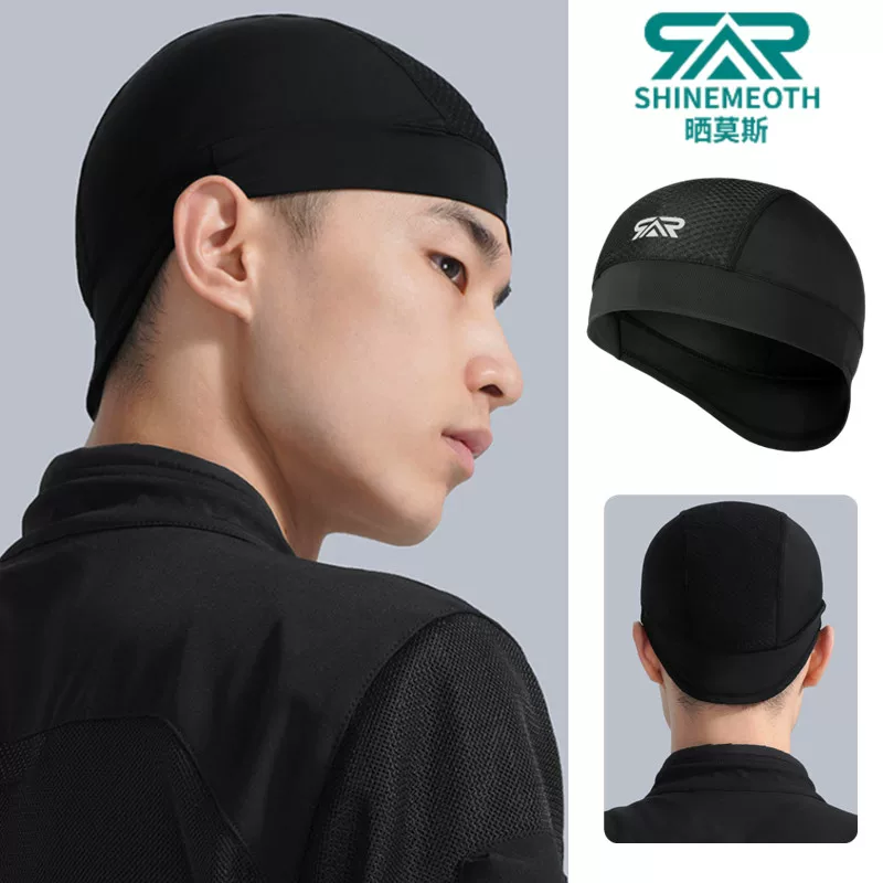 Mũ đi xe đạp mỏng bằng lụa mùa hè dành cho nam và nữ, mũ bảo vệ khỏi nắng, lớp lót mũ bảo hiểm xe máy, lớp lót bên trong thoáng khí