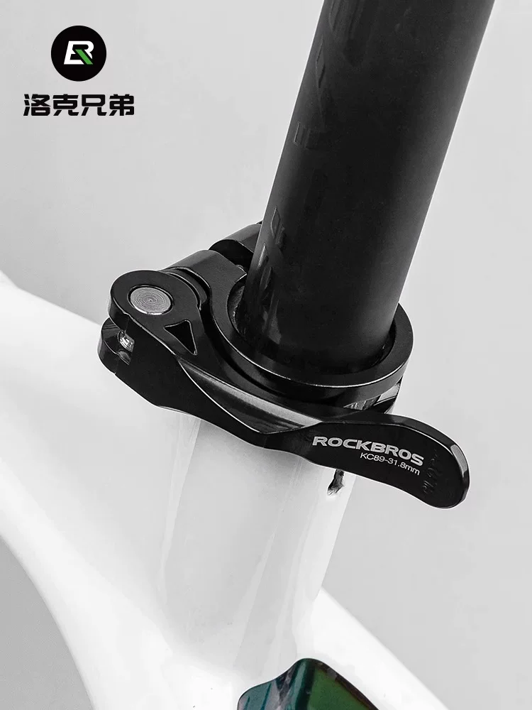 Khóa kẹp yên xe đạp Rock Brothers, khóa nhanh, dành cho xe đạp leo núi và đường trường, khóa cố định yên xe