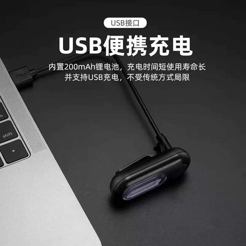 Đèn xe đạp Rock Brothers đèn hậu đi xe đạp ban đêm đèn cảnh báo xe đạp đường núi đèn ba lô phụ kiện sạc di động