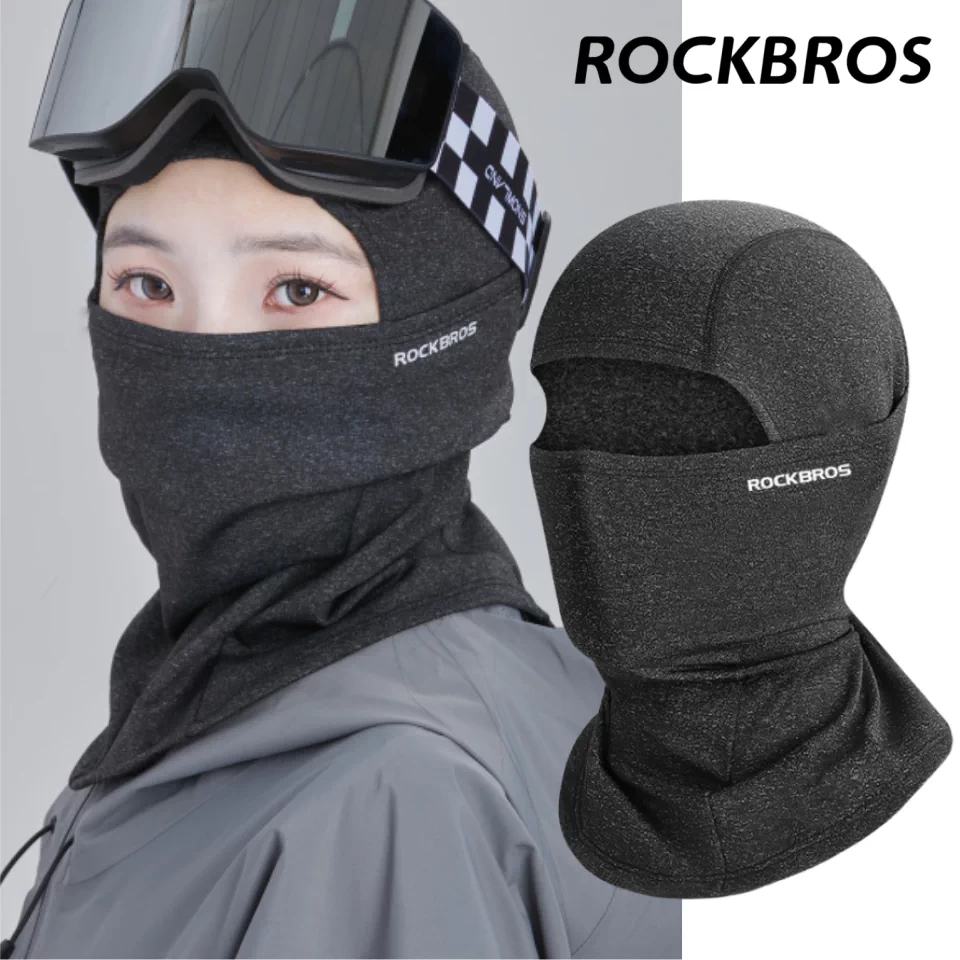 Mũ giữ ấm mùa đông dành cho nam và nữ, mặt nạ che kín mặt khi trượt tuyết ngoài trời, mũ bảo vệ cổ đi xe đạp bằng nhung dày của Đức, chống gió và chống lạnh