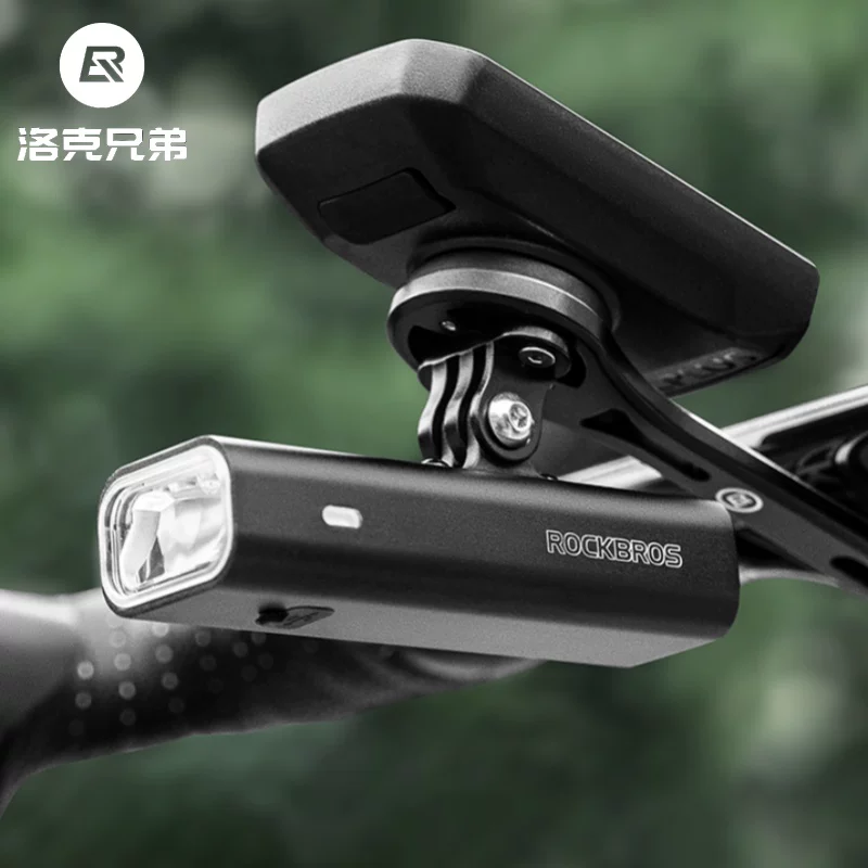 Đèn xe đạp Rock Brothers 1000 lumens, tích hợp đèn pha và máy tính, bộ phụ kiện gắn treo xe đạp