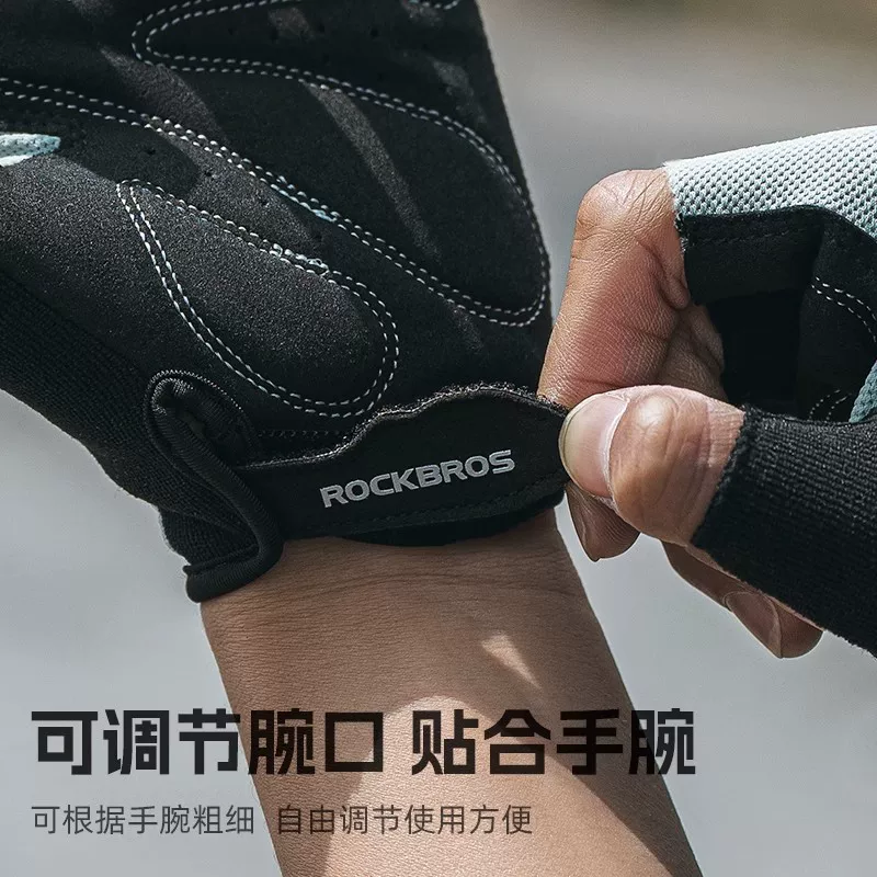 Găng tay đi xe đạp nửa ngón mùa hè thấm hút mồ hôi dành cho nam và nữ xe đạp leo núi đường trường ngắn ngón tay thiết bị xe đạp chống sốc và thoáng khí