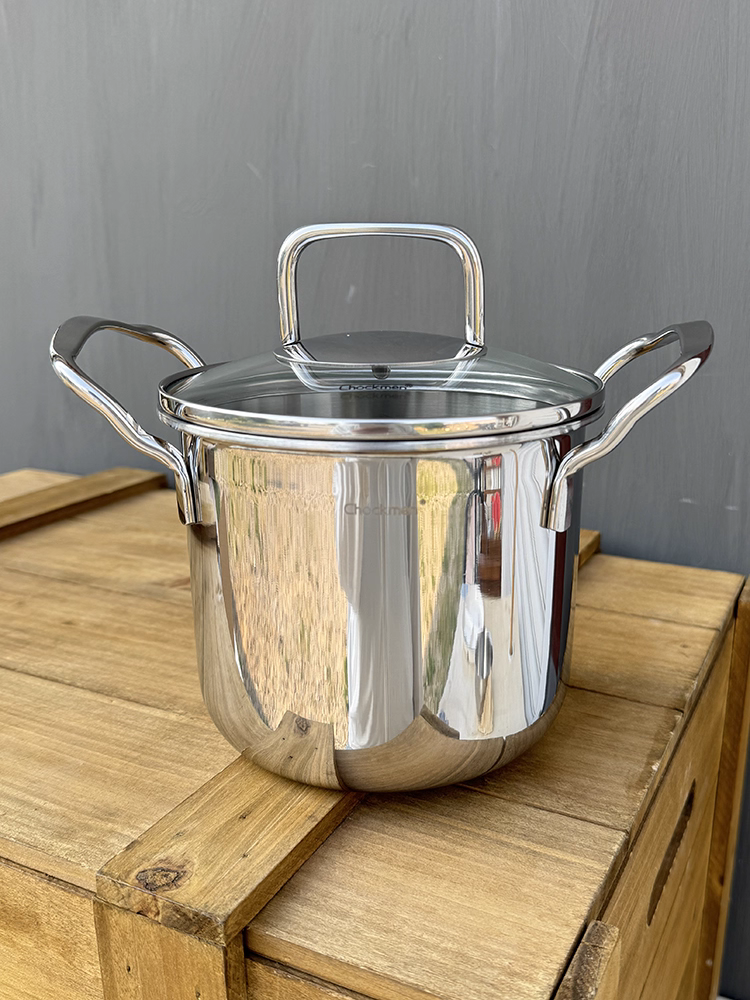 Nồi sữa sâu lòng bằng thép không gỉ 18/10 cao cấp, nồi súp nhỏ dày dặn dùng trong gia đình, thích hợp nấu mì, dùng được với bếp gas và bếp từ, đường kính 14cm.