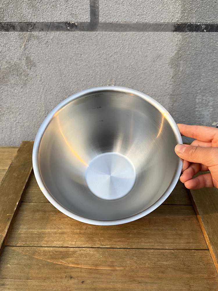 Chậu đa năng bằng thép không gỉ 304, đường kính lớn, tiện dụng và nhẹ, dùng để trộn salad, nhào bột, chậu dung tích lớn để rửa rau.