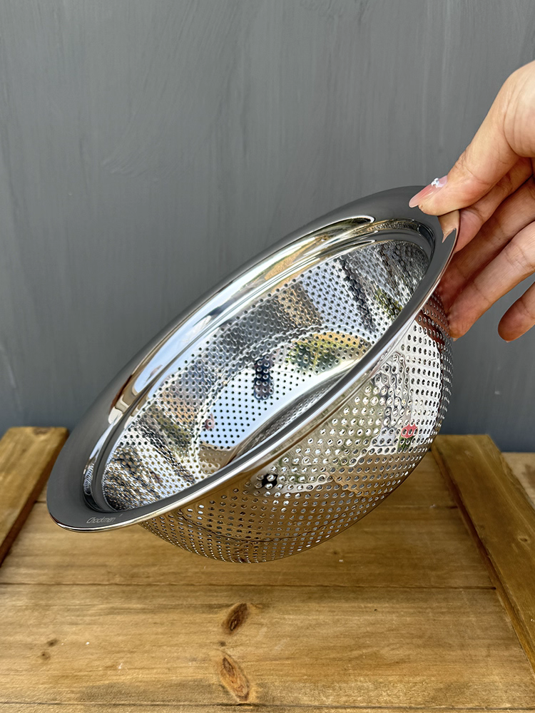 Thích hợp cho chậu rửa, rổ thoát nước, chậu inox 304 đạt chuẩn thực phẩm, rổ lọc gia dụng, rổ rửa gạo nhà bếp.