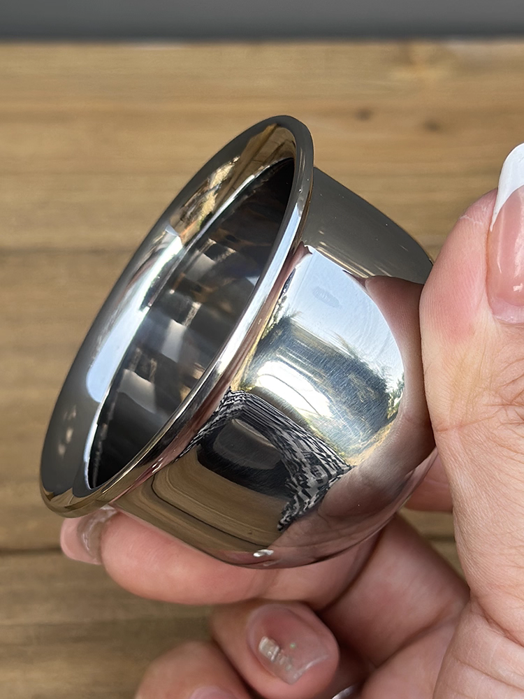 Cốc trà mini bằng thép không gỉ 304 chắc chắn và chắc chắn, cốc đựng rượu, cốc đựng rượu mạnh, đồ uống chống rơi, cốc đựng rượu mạnh.