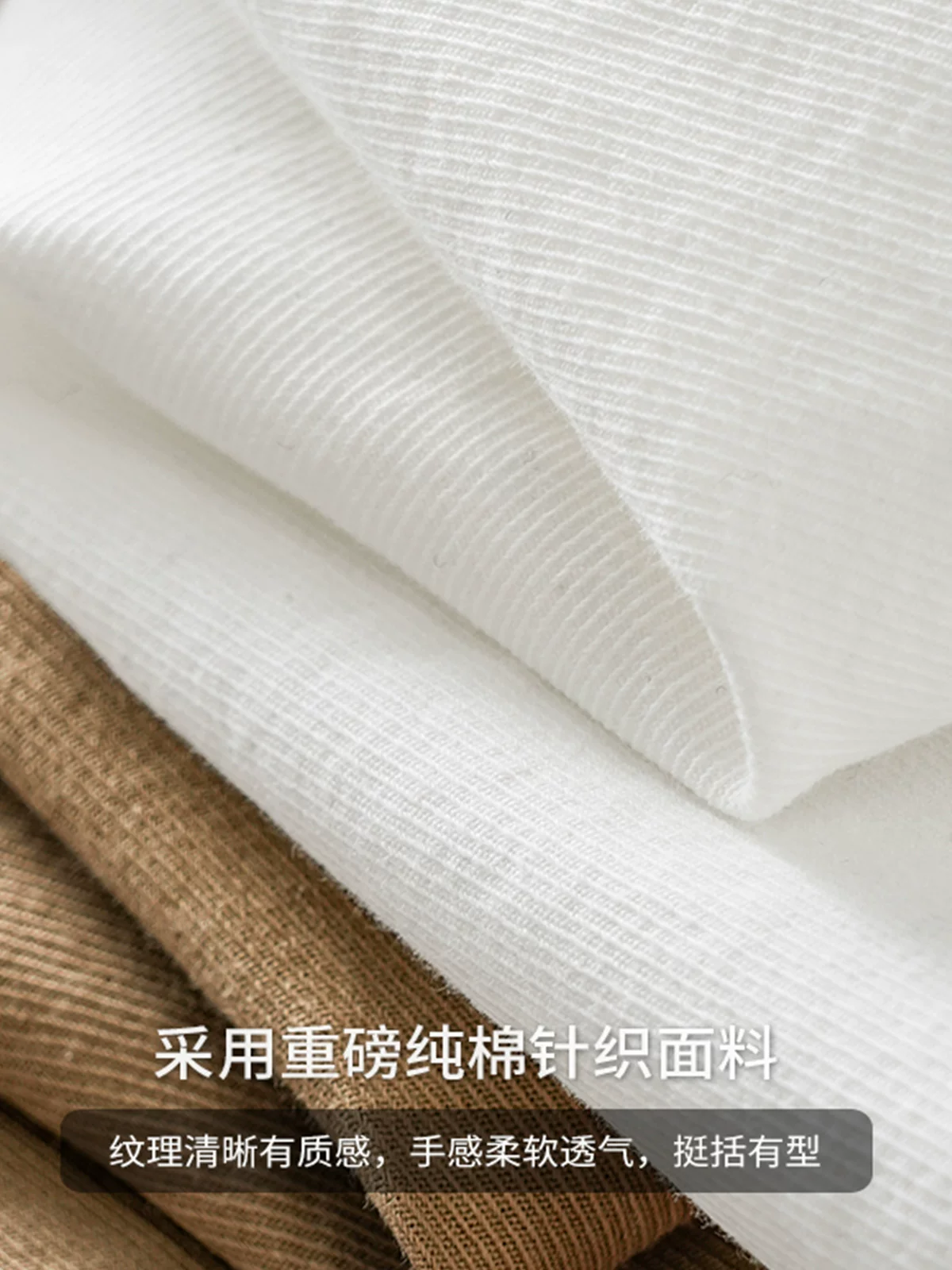 Áo sơ mi cotton nguyên chất 350G dày dặn dành cho nam, tay dài, mùa xuân thu, màu trắng, kiểu dáng cổ điển Mỹ.