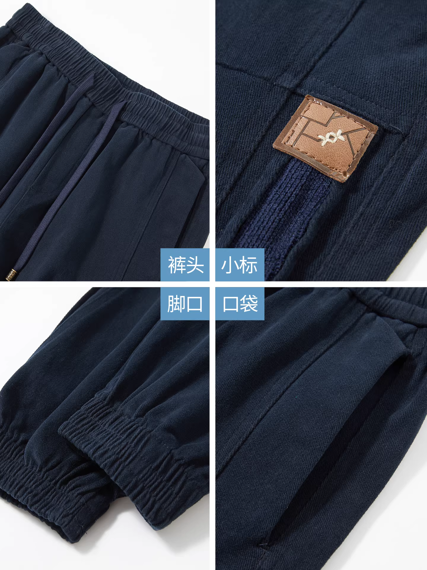 Quần jogger nam chất dày, kiểu dáng Mỹ mới mùa thu 2025, thời trang, rộng rãi, có dây rút, quần thể thao, quần dài, phong cách thường ngày