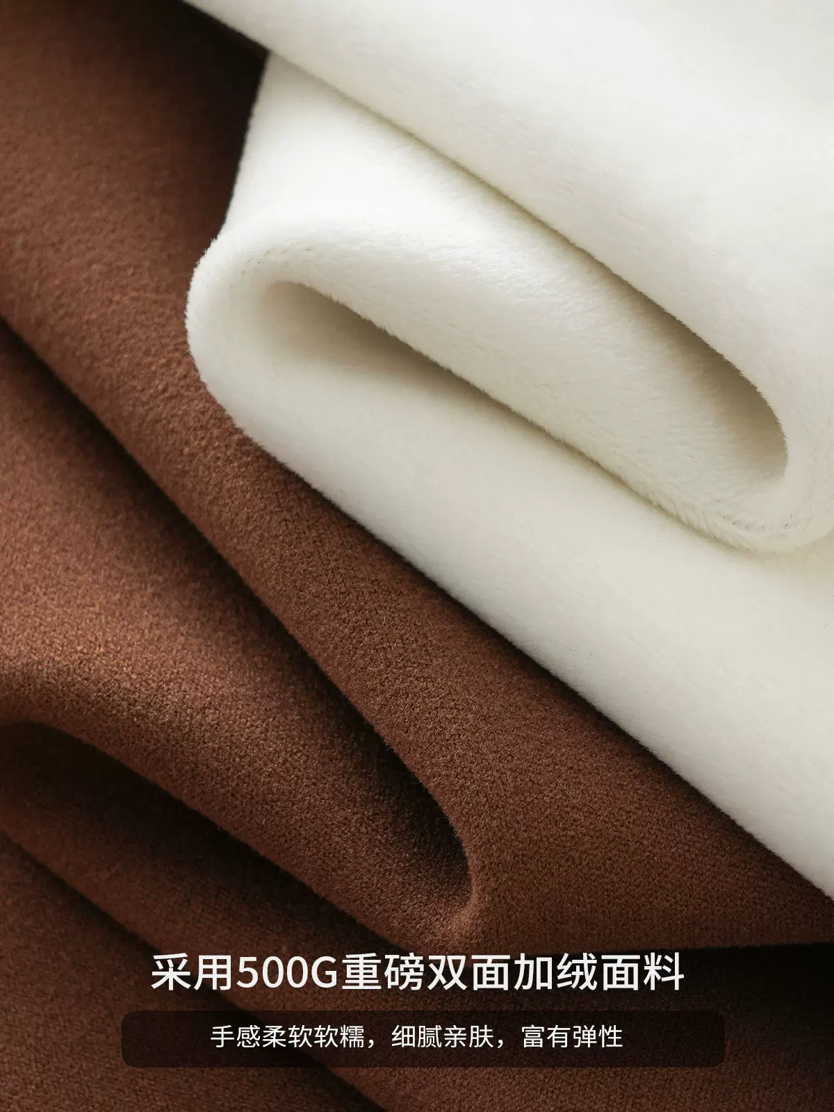 Áo nỉ cổ cao nửa cổ bằng cotton nguyên chất dành cho nam và nữ, áo lót dày dặn dày dặn 500G mùa đông, lớp lót bên trong dày dặn, ấm áp, cổ trung bình, tay áo dài.