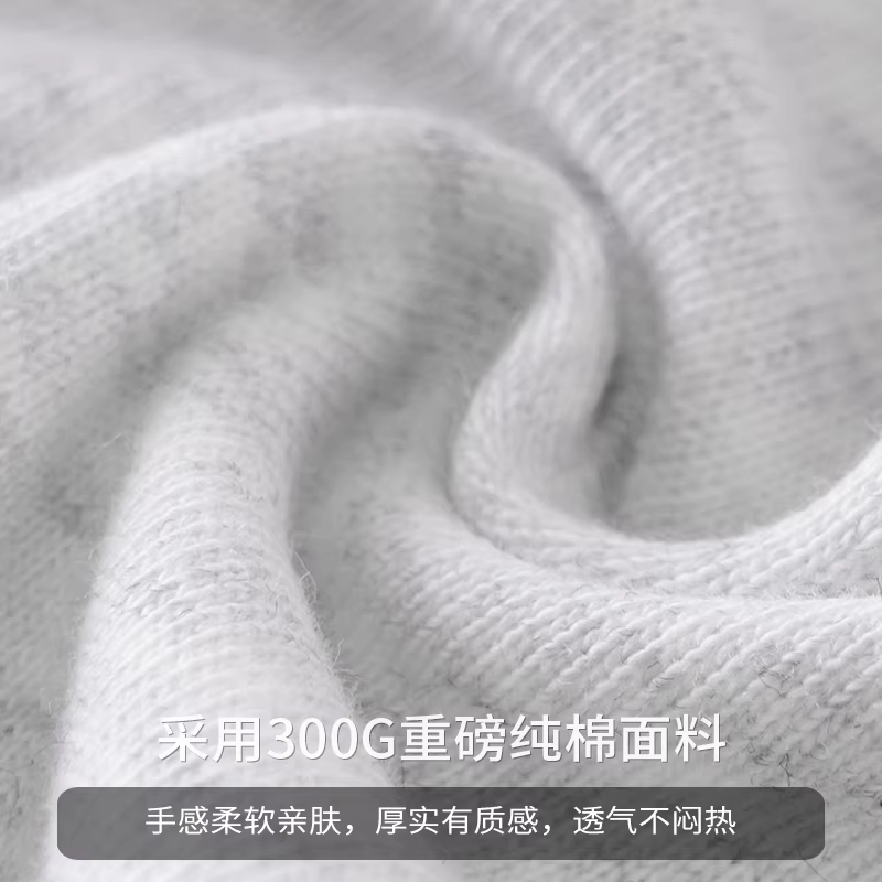 Áo thun ngắn tay chất liệu cotton nguyên chất 300G dành cho nam, áo thun mùa hè kiểu Mỹ ba sọc dáng rộng cổ tròn chất liệu cotton nguyên chất tay raglan dành cho nữ.