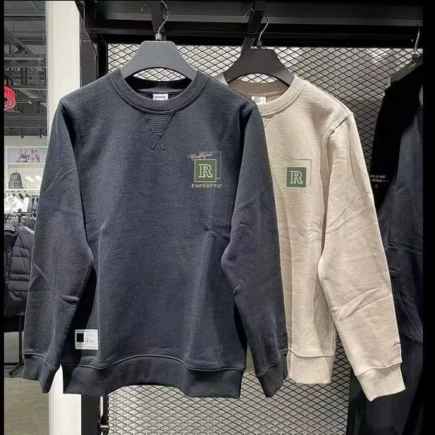 Áo thun dài tay unisex đa năng, kiểu dáng thời trang cổ điển mới, hàng xuất khẩu, giảm giá, không nhãn mác.