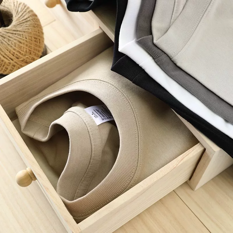 Hàng thanh lý đặc biệt~ Áo thun cotton nguyên chất, kiểu dáng cơ bản đa năng, màu trơn, tay ngắn, chất liệu cotton nguyên chất, xuất khẩu dư thừa, giảm giá
