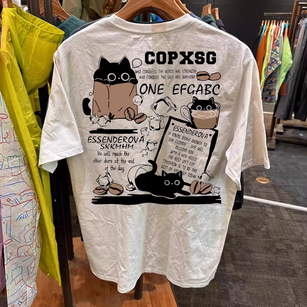 Outlet~ Quầy hàng xuất khẩu hàng hiệu cắt mác, giá hời, áo thun ngắn tay in họa tiết mùa hè mới lạ, đa năng, hợp thời trang dành cho nam và nữ