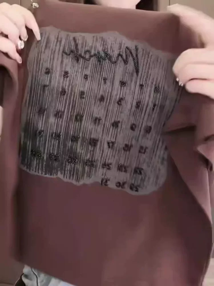 Áo thun tay ngắn in hình mới, đa năng, unisex, không nhãn hiệu, hàng xuất khẩu thanh lý, thời trang