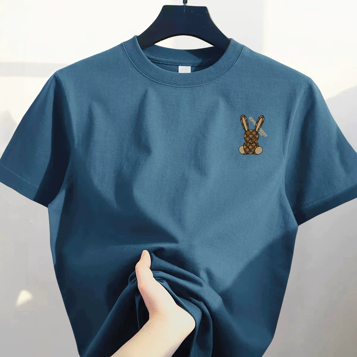 Đồ xuất khẩu dư thừa ~ Áo thun cotton nguyên bản, xuất xưởng, kiểu dáng châu Âu, dành cho cặp đôi, mùa hè, tay ngắn, nam nữ