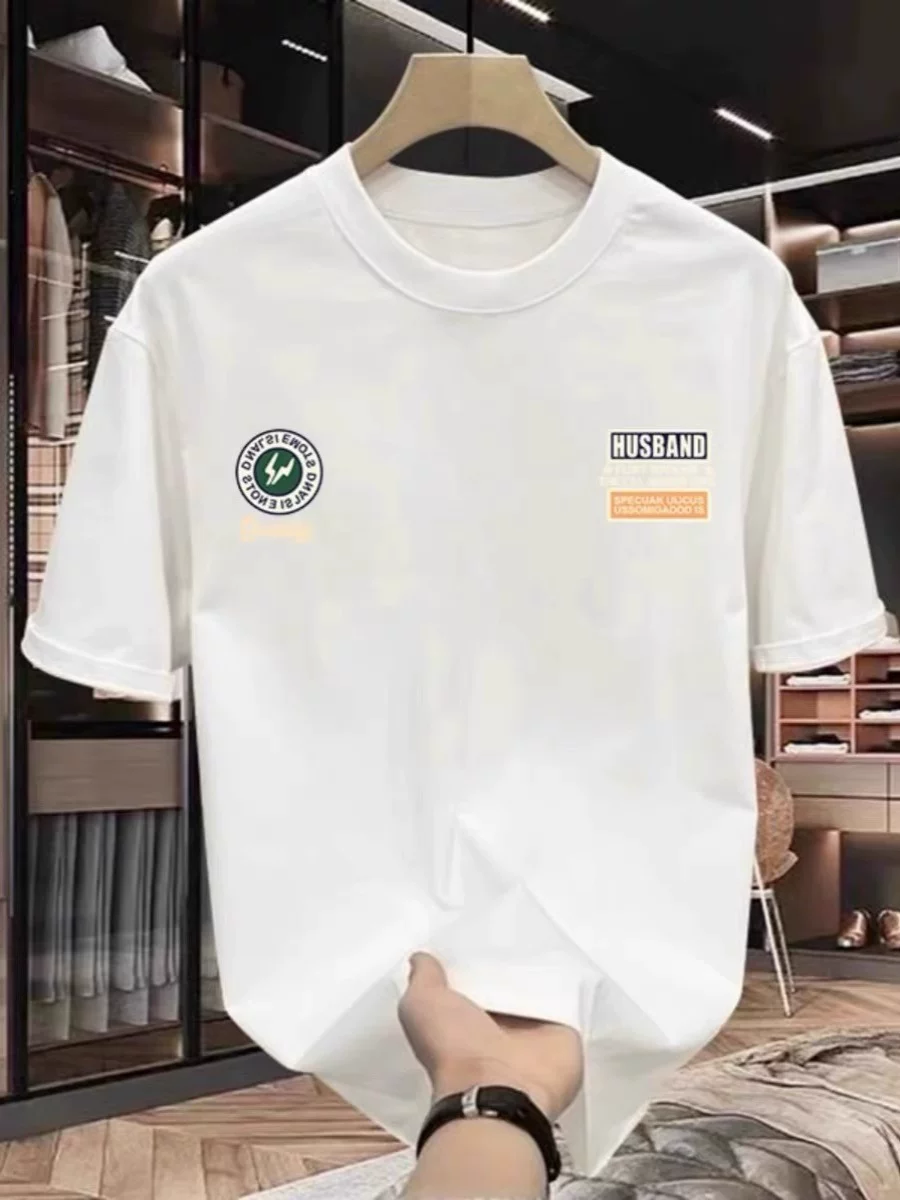 Đồ xuất khẩu dư thừa ~ Áo thun cotton ngắn tay nam nữ, hàng xuất khẩu, nhãn cắt, không xuất khẩu, kiểu dáng thời trang mùa hè 2024