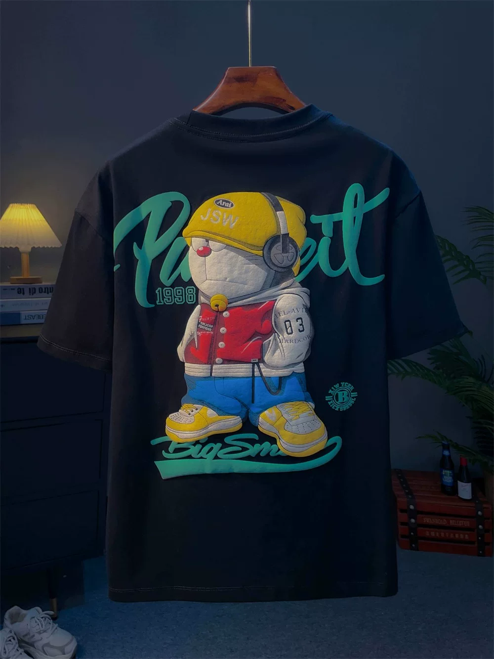 Đồ xuất khẩu dư thừa ~ Áo thun cotton nguyên chất tay ngắn unisex mùa hè 2024 hàng mới thời thượng, nhãn cắt, không xuất khẩu