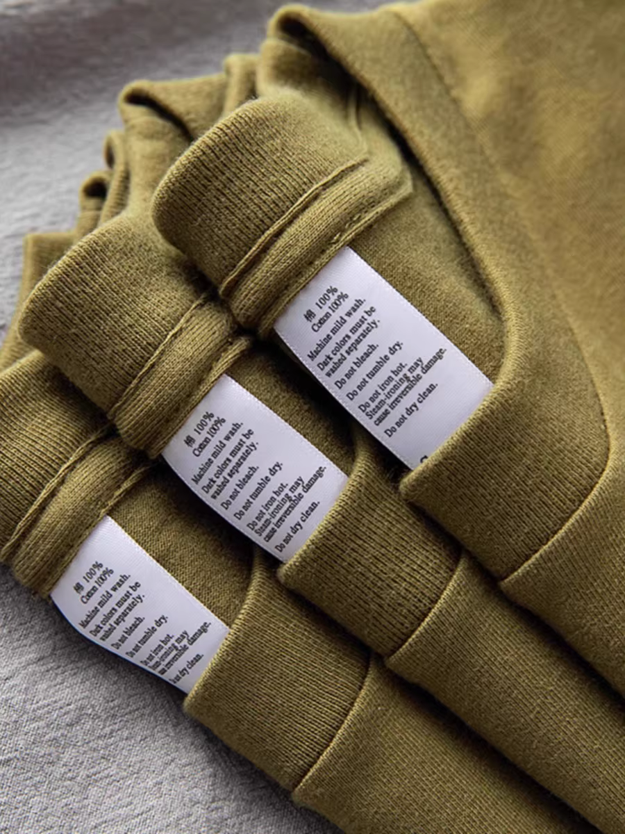 Hàng xuất dư thanh lý ~ Áo thun trơn màu cơ bản, dáng rộng, đa năng, mặc trong, tay ngắn, chất liệu cotton nguyên chất