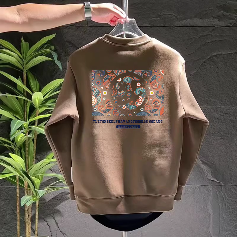 Áo thun cổ tròn phong cách Mỹ, hàng xuất khẩu, hàng thanh lý, kiểu cổ điển, retro, mới, mùa thu