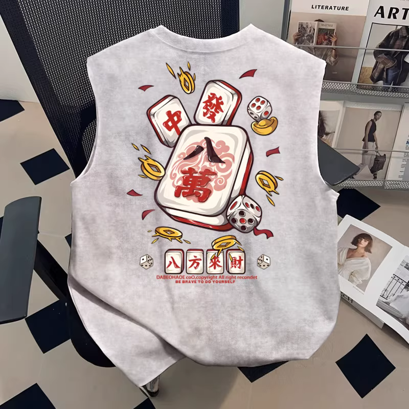 Hàng thanh lý~ Hàng xuất khẩu, áo ba lỗ và áo gile vintage tie-dye mới mùa hè giá rẻ.