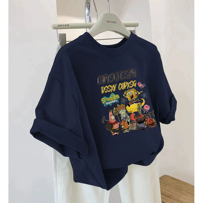 Áo thun cotton 100% tay ngắn mùa hè kiểu dáng mới thời trang, hàng xuất khẩu, giảm giá, unisex.