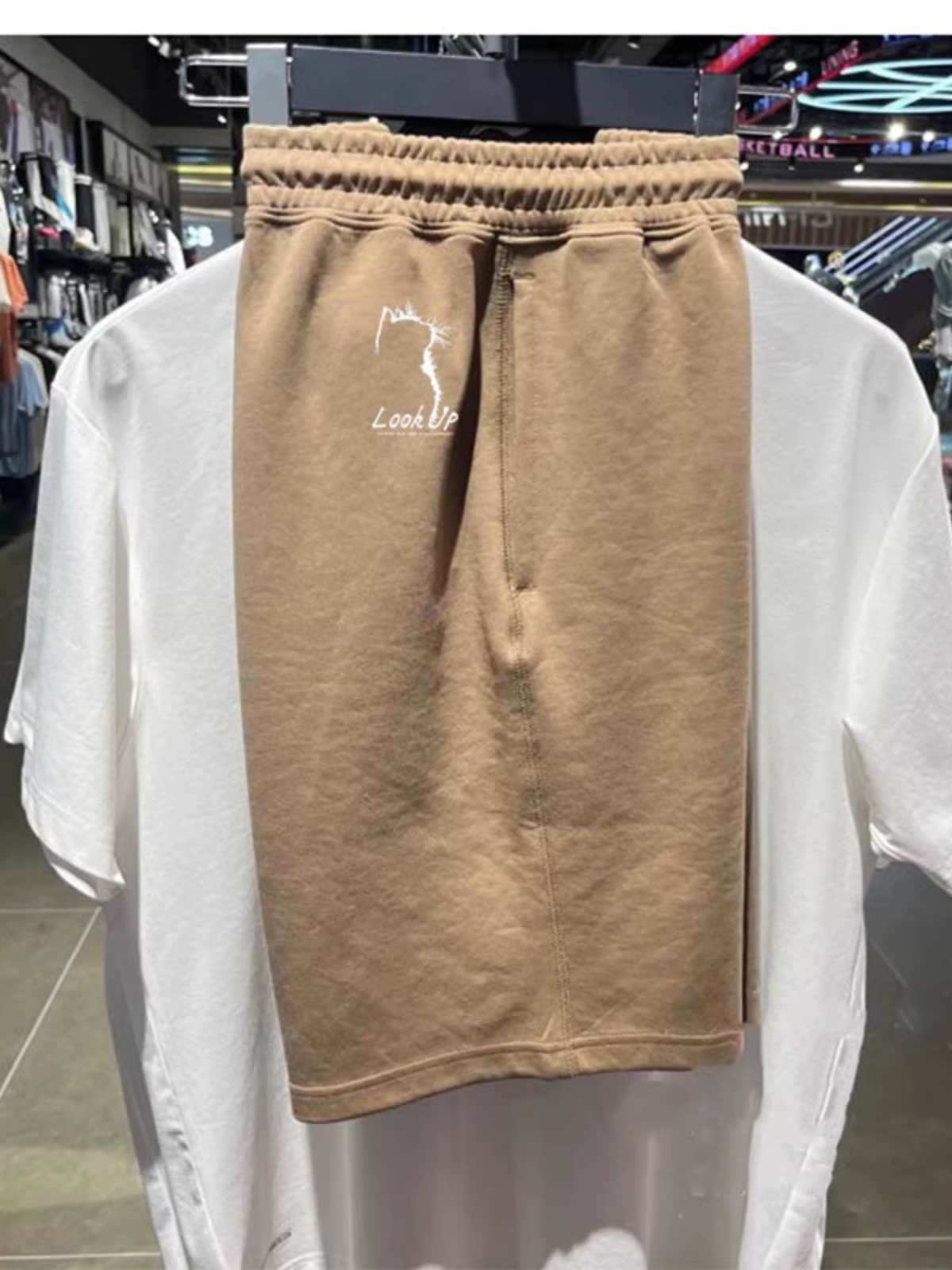 Quần short thể thao dây rút thời trang nam, phong cách đường phố Mỹ mùa hè, rộng rãi và thoải mái