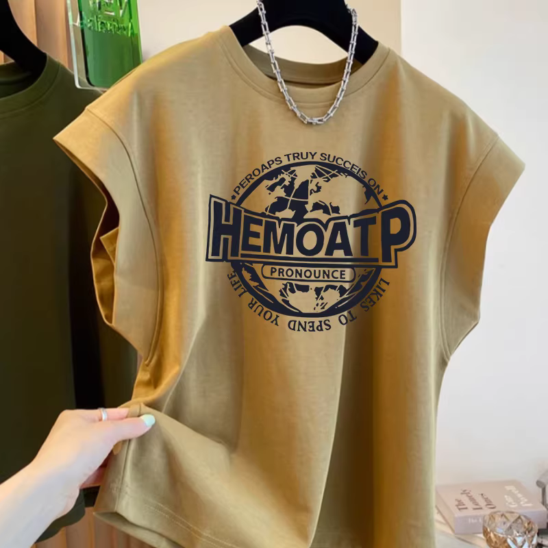 Outlet~ Hàng xuất khẩu thanh lý, áo ba lỗ tay bồng kiểu dáng mới độc đáo, áo thể thao unisex mùa hè