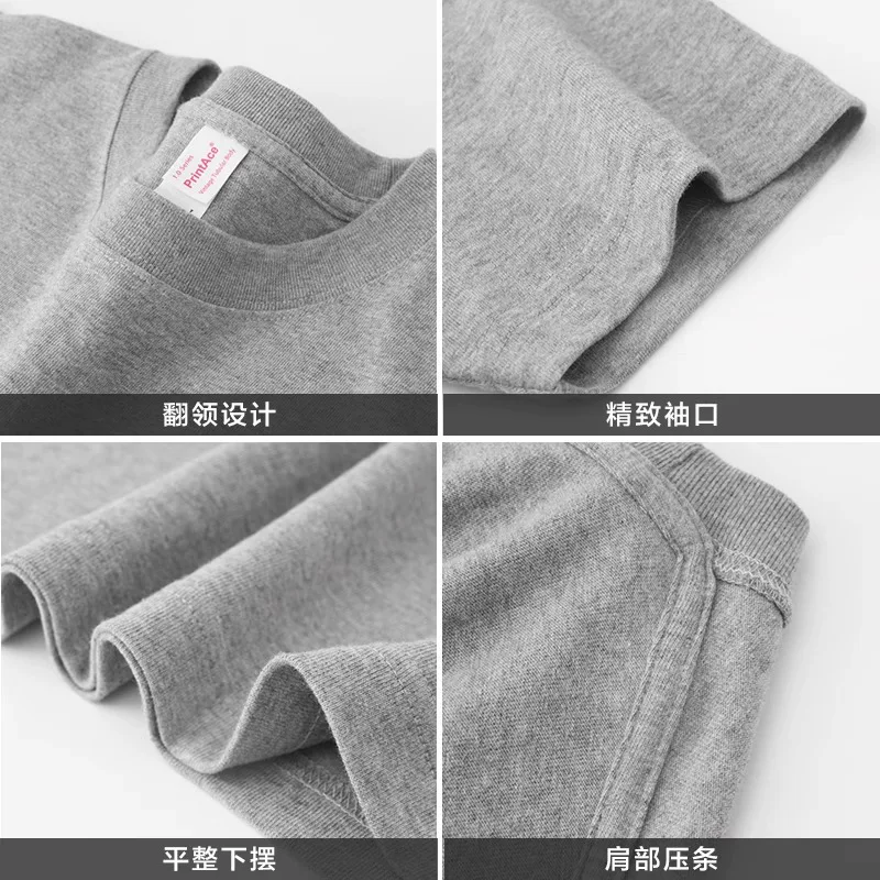 Giảm giá đặc biệt~ Hàng xuất khẩu dư thừa, áo thun cotton in họa tiết cổ điển Mỹ, giảm giá, mẫu mới 2025