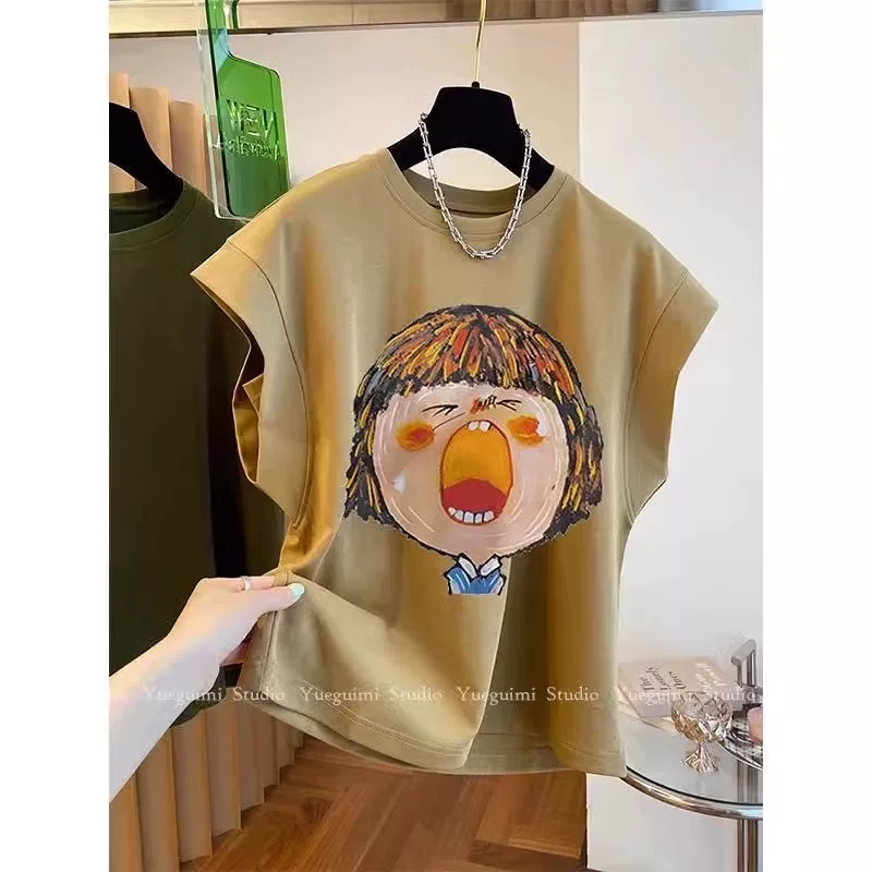 Áo ba lỗ tay bồng thời trang hè mới, hàng xuất khẩu, giá rẻ, kiểu dáng độc đáo