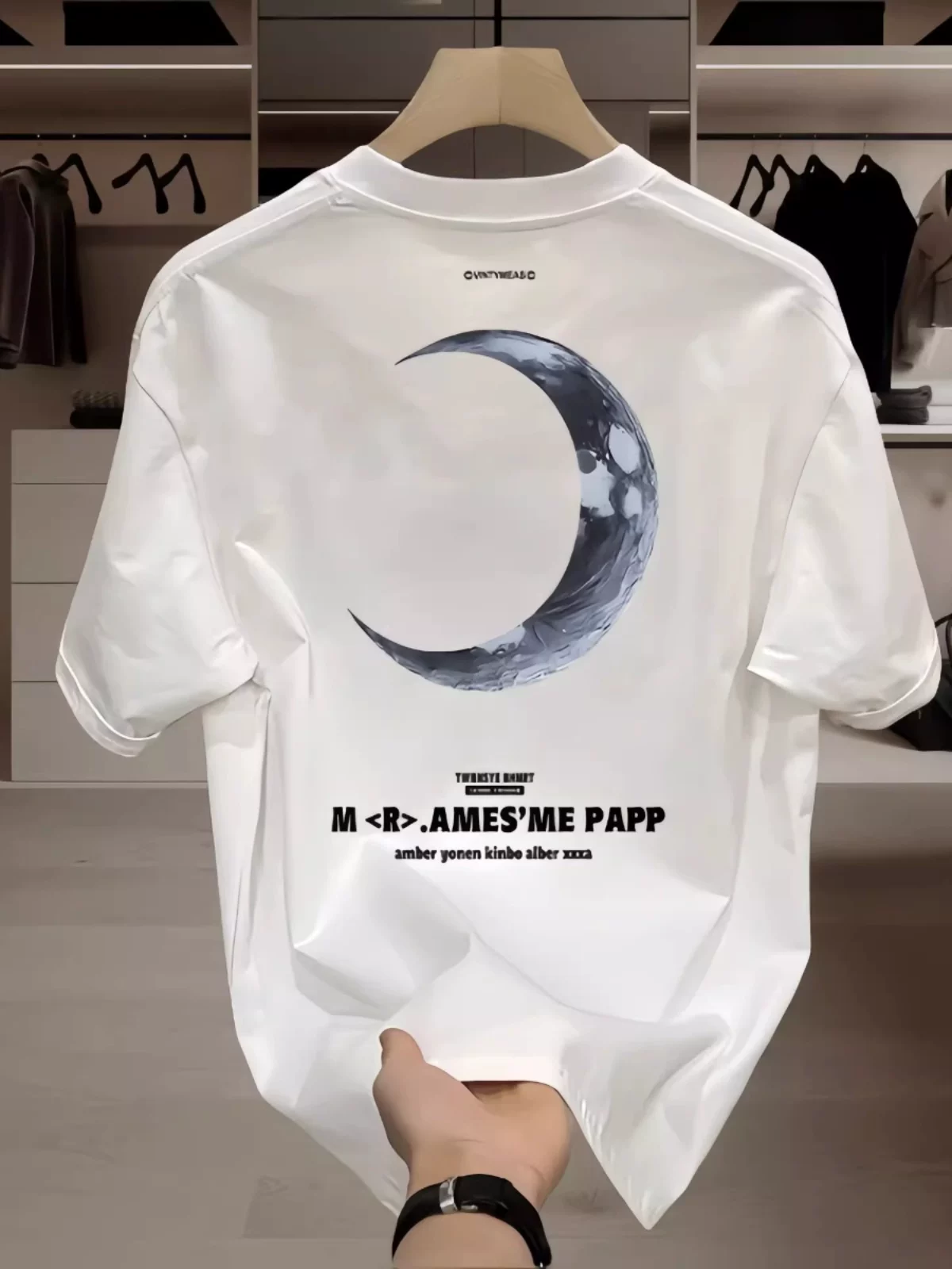 Đơn hàng xuất khẩu dư thừa ~ Cắt mác, thu hồi, xuất khẩu, thời trang đường phố Mỹ cổ điển, thương hiệu thời thượng, trang phục cặp đôi ngắn tay phong cách casual