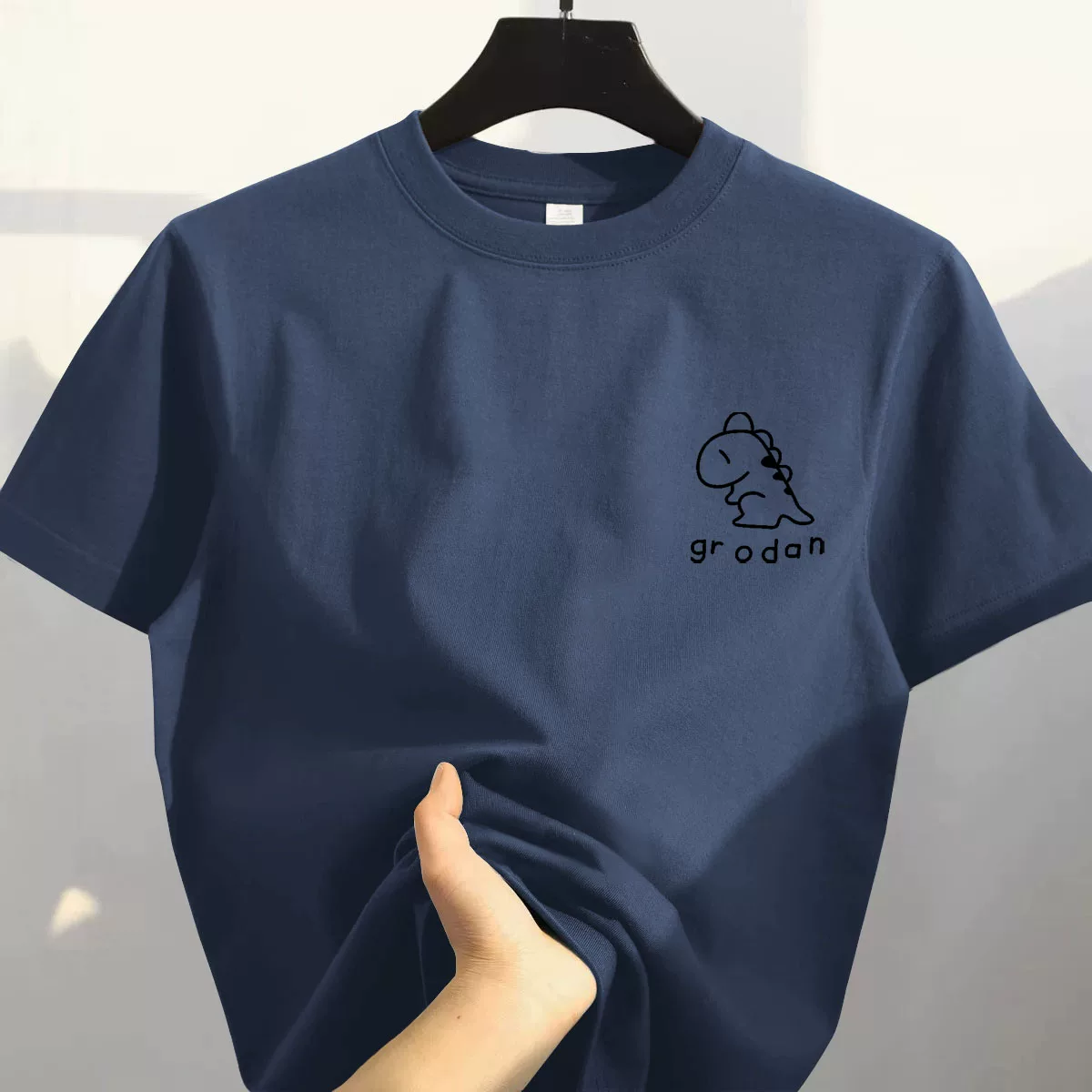 Hàng thanh lý đặc biệt~ Hàng xuất khẩu dư thừa, nhãn mác đã xóa, giá hời Áo thun cotton 100% kiểu Mỹ mới mùa hè 2025, dáng rộng, tay ngắn