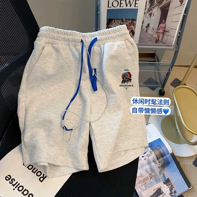 Hàng thanh lý~ Hàng tồn kho cắt mác, quần short mùa hè giá rẻ, phong cách thời trang đường phố dành cho nam và nữ, đồ đôi, quần short năm phần, phong cách thể thao.