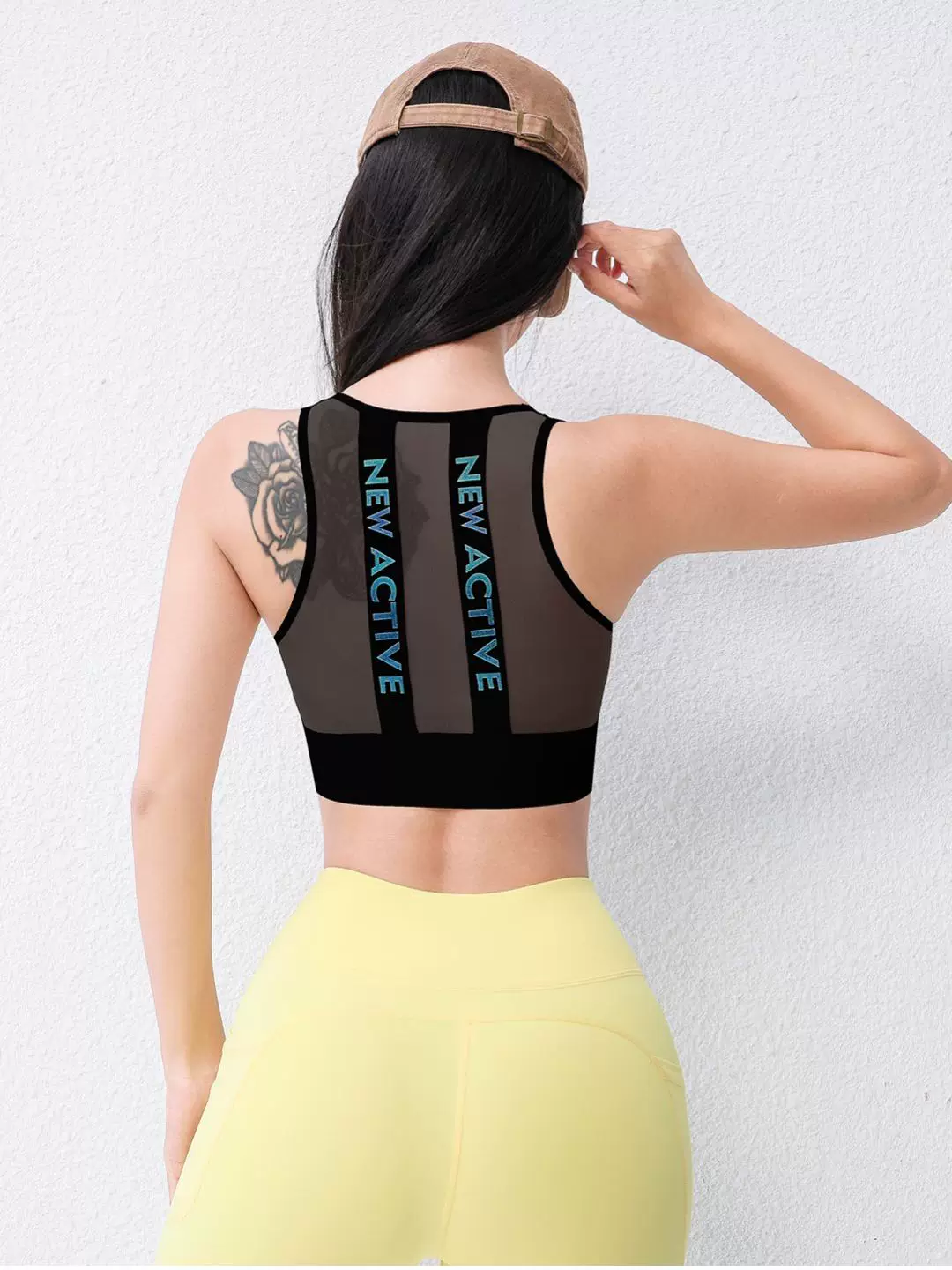 Jiumai Yipin áo ngực thể thao chạy bộ toàn diện đẹp mắt, áo ngực dạng ống chống sốc, chống chảy xệ, áo ngực tập yoga thể dục