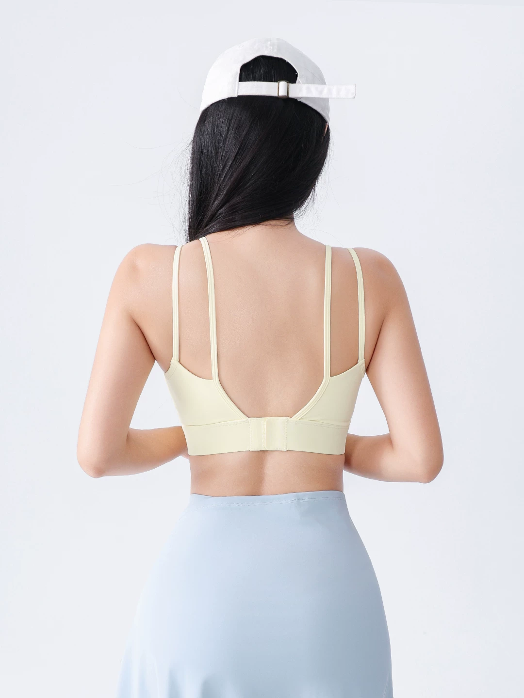 Áo ngực thể thao Jiumai Yipin dành cho nữ, cúp ngực một mảnh, lưng đẹp, áo tập thể dục Pilates mùa hè, đồ tập yoga, đồ lót.