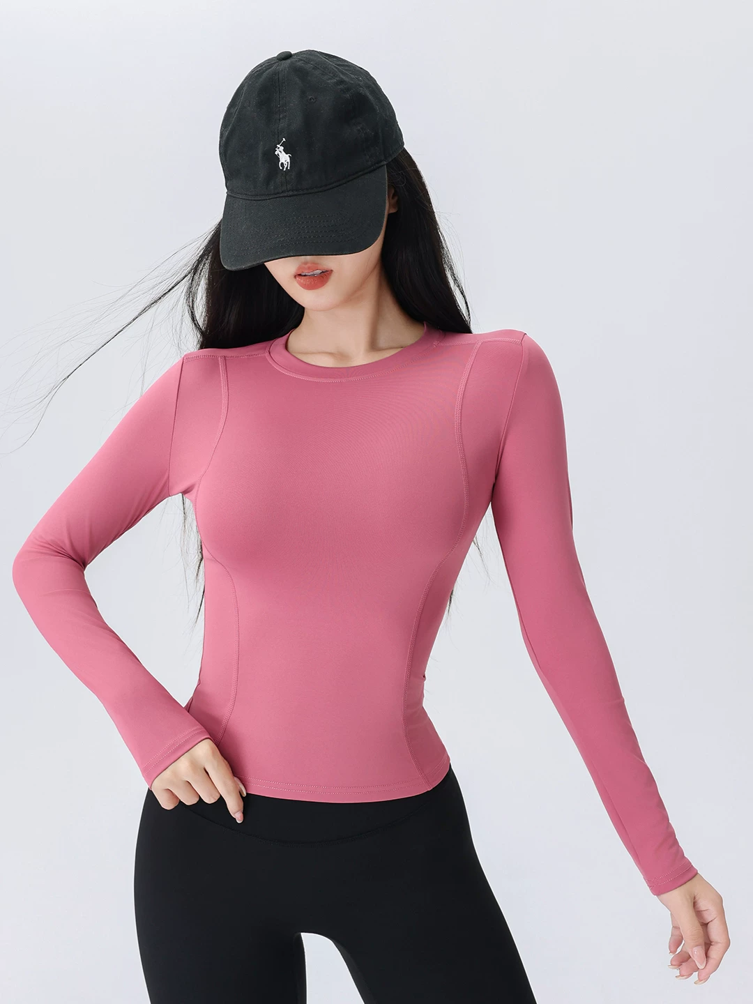 Quần áo tập yoga kiểu mới 2026 dành cho nữ, áo thể thao dài tay ôm sát, quần áo tập chạy bộ, tập thể dục, quần áo tập Pilates có độ đàn hồi cao