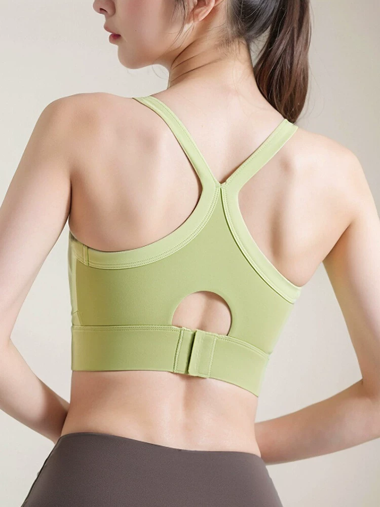 Áo ngực thể thao chống sốc, thân thiện với cơ thể, áo tập thể dục không tay, quần áo tập luyện chạy bộ nhanh khô, quần áo tập yoga cho nữ